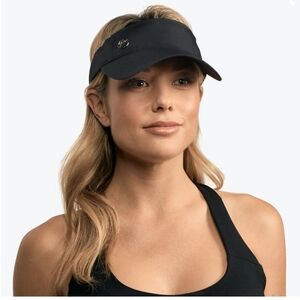 Gaiam Performance Breathable Fitness Visor Dry Fit Mesh Wick Adjustable Black